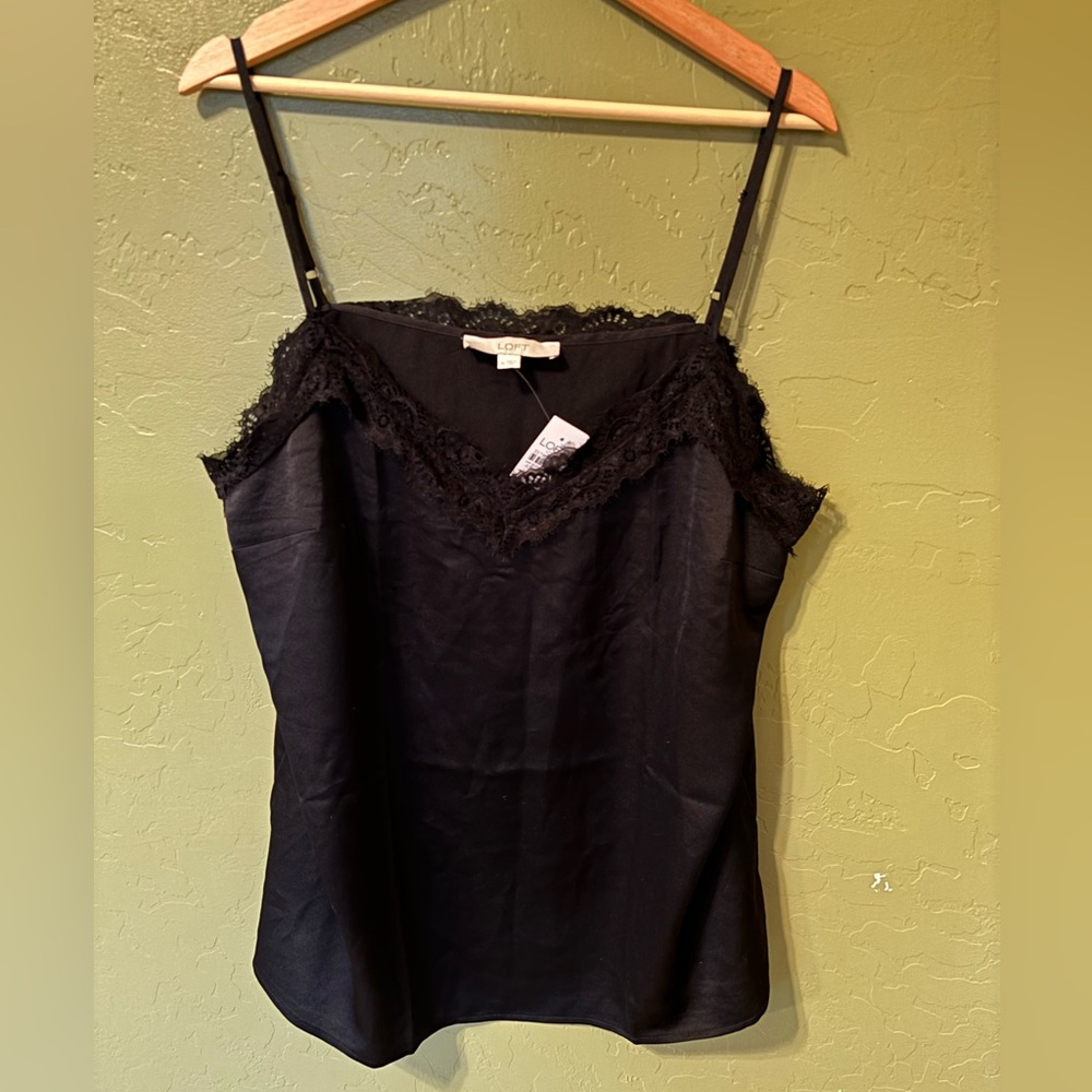Loft Black Lace Cami